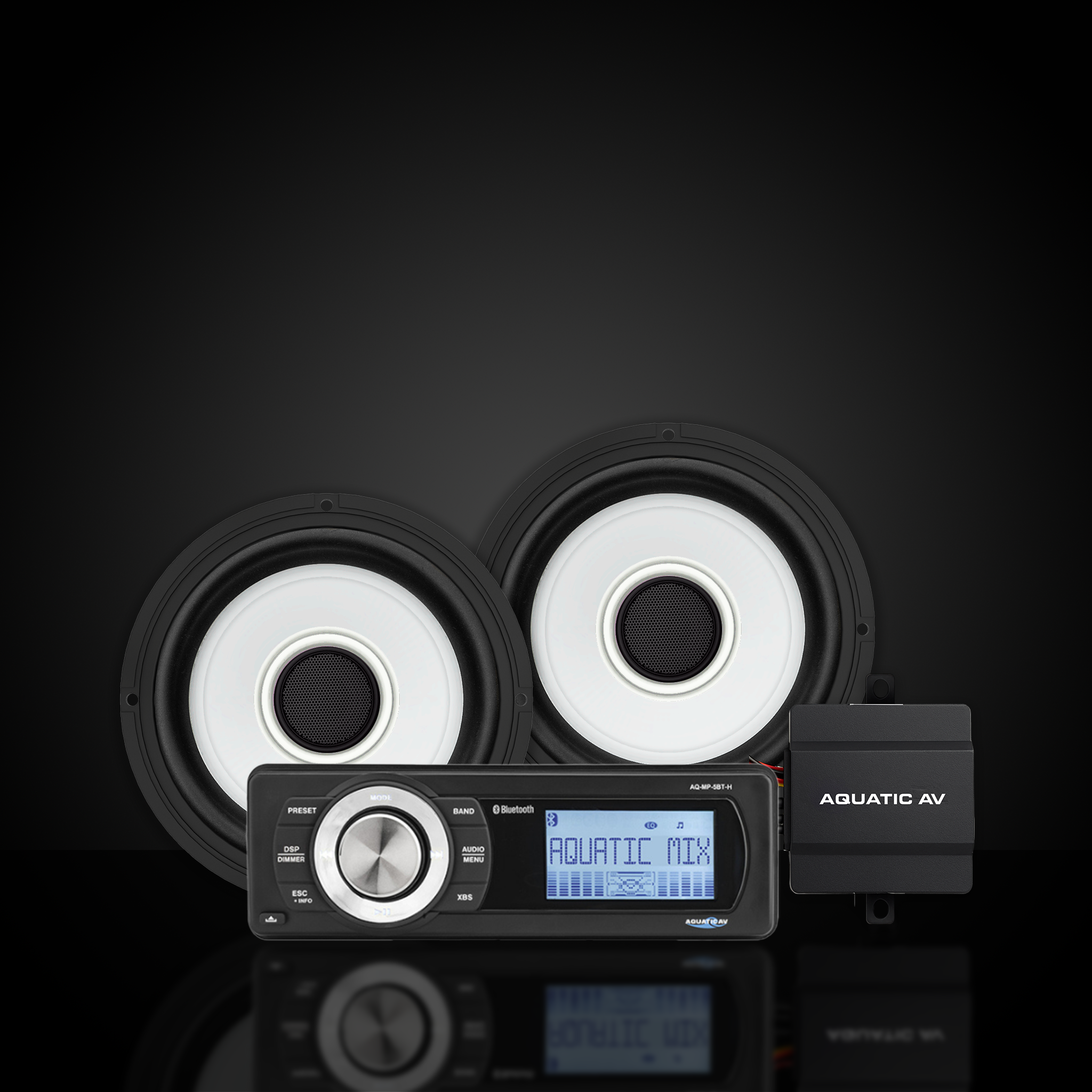 ハーレーダビッドソン AQUATIC AV ブルートゥース オーディオ Aquatic AV Bluetooth Stereo For Harley Touring 1998-2013